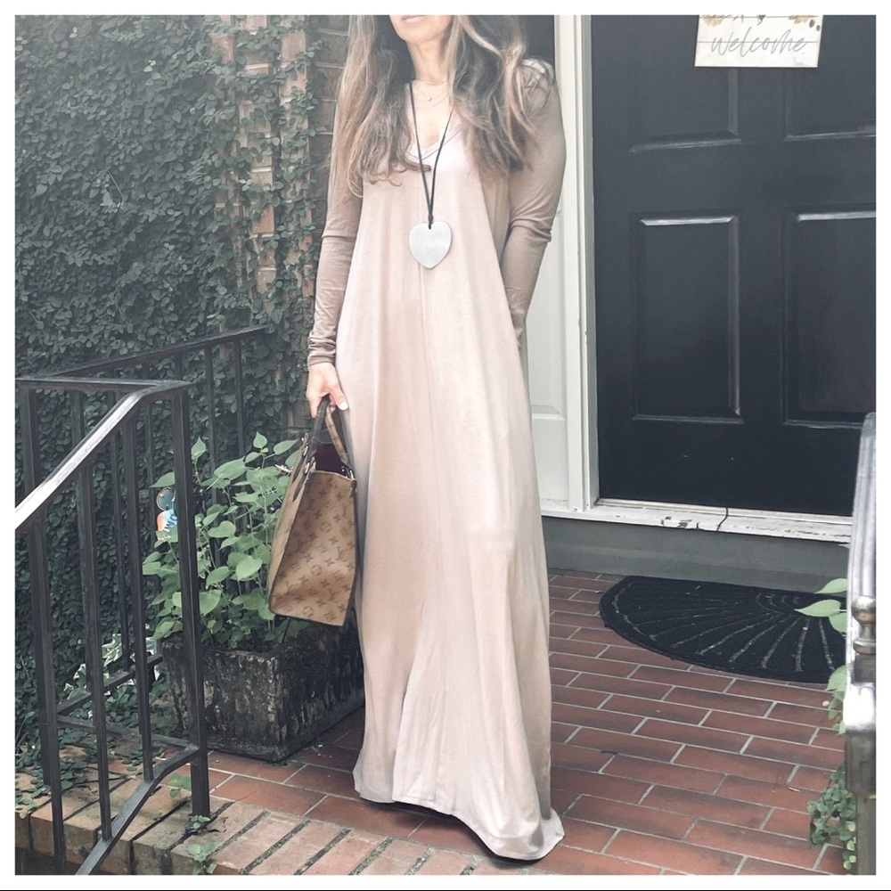 #47 BOHO MOCHA MUST HAVE LONG SLEEVES SHRUG - Picture 2 of 7